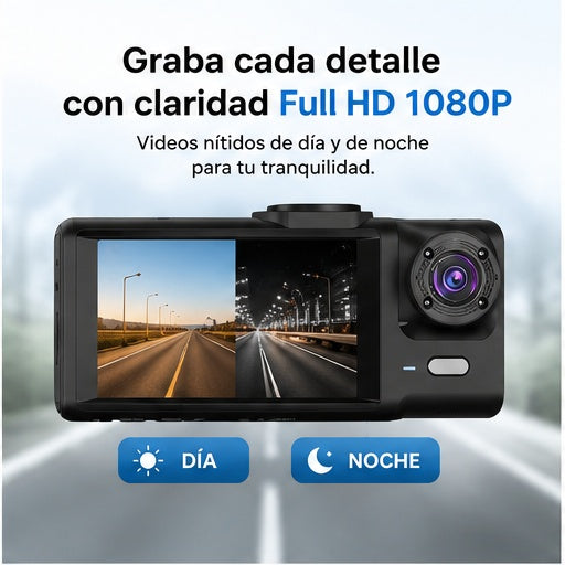 Cámara Dashcam para Carro con Mayor Tranquilidad