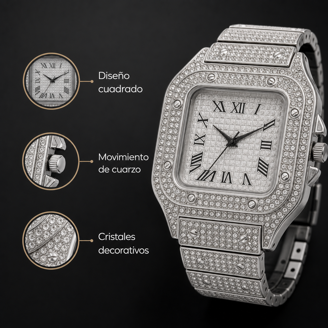 Beneficios del reloj cuadrado de cuarzo