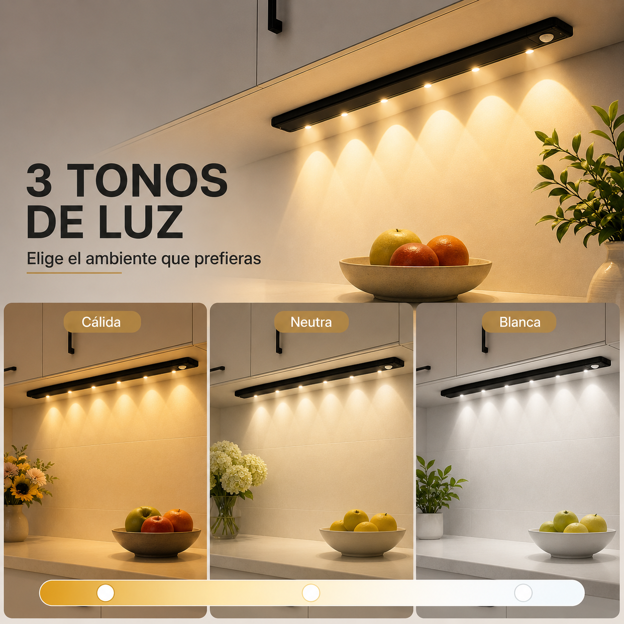 Luz Ambiental Inteligente – Se Enciende al Detectar Movimiento