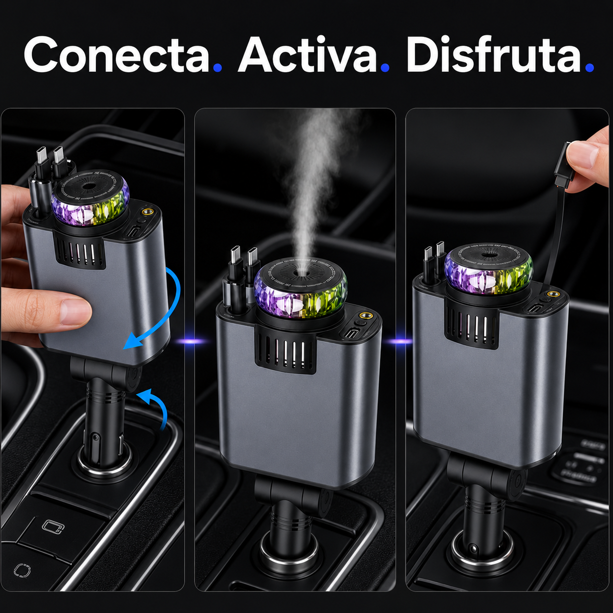 Cargador Aromático 5 en 1