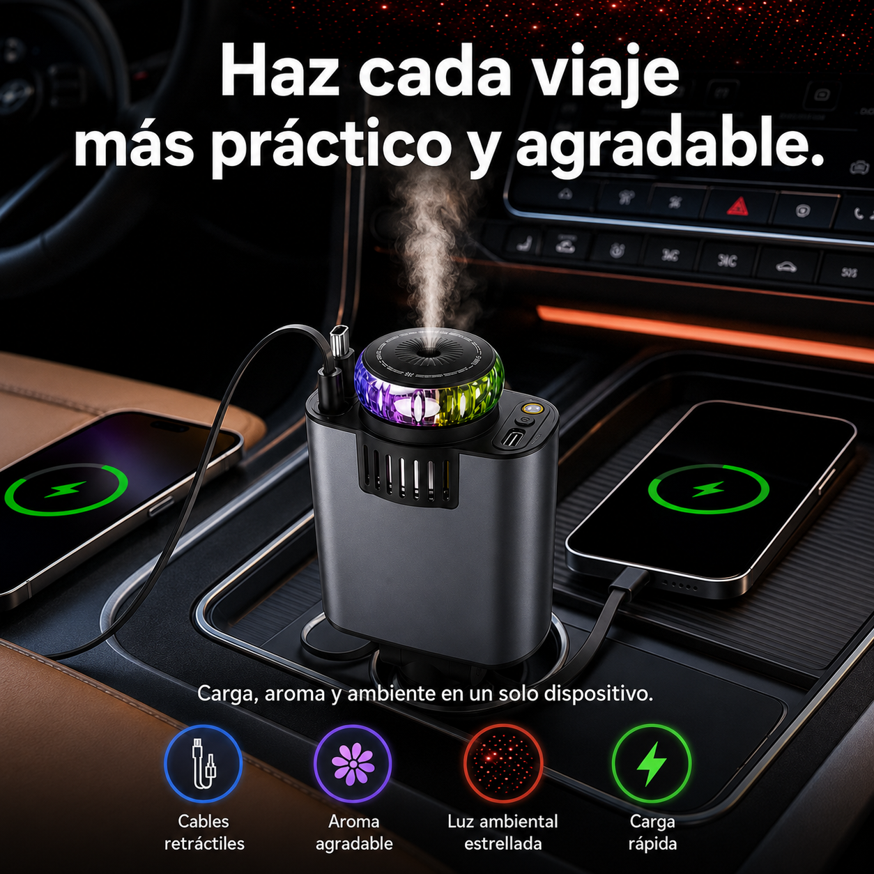 Cargador Aromático 5 en 1