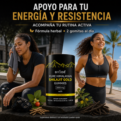 Gomitas Shilajit Gold del Himalaya 3000 mg – 60 unidades