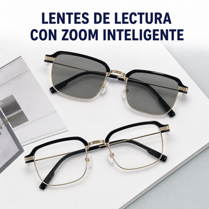 Lentes de Lectura Fotocromáticos con zoom inteligente