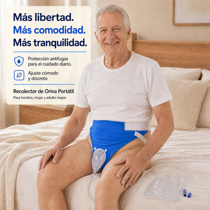 Recolector de Orina Portátil con Bolsa Antifugas