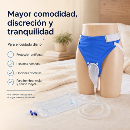 Recolector de Orina Portátil con Bolsa Antifugas